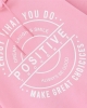 Худи розовое "Positive"